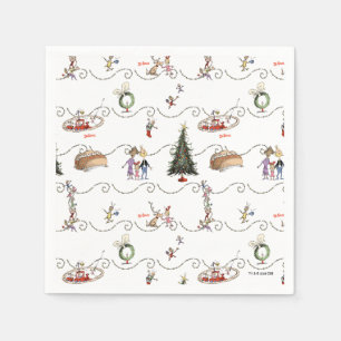 Servilleta De Papel Celebración de guirnaldas de Navidad en Whoville