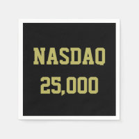 Celebración de la bolsa de valores NASDAQ 25000