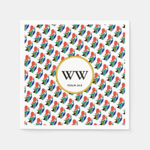 Servilleta De Papel Celebración de Sudáfrica cumpleaños Fiesta del Pat