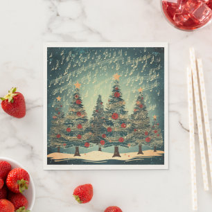 Servilleta De Papel Celebración del árbol de Navidad