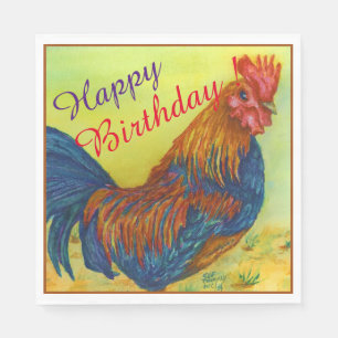 Servilleta De Papel Celebración del Fiesta de cumpleaños feliz Barny