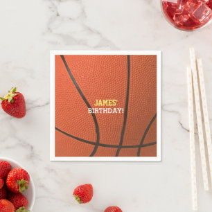 Servilleta De Papel Celebración personalizada de baloncesto