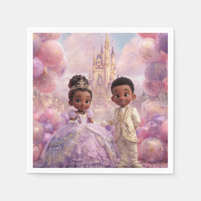 Servilleta De Papel Celebración Real del Niño (Anverso)
