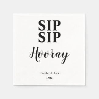 Servilleta De Papel Celebración Sip Sip Hooray