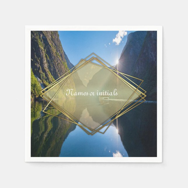 Servilleta De Papel Celebraciones noruegas (Anverso)