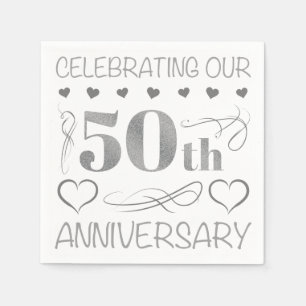 Servilleta De Papel Celebrando nuestro 50 aniversario