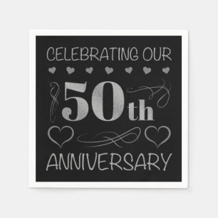 Servilleta De Papel Celebrando nuestro 50 aniversario