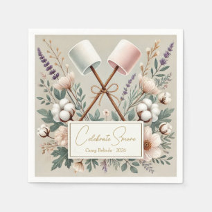 Servilleta De Papel Celebrar al Fiesta más rústico de Camp Bride
