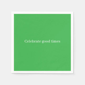 Servilleta De Papel 'Celebrate Good Times' Festive Cheerful Birthday 
