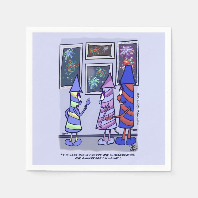 Servilleta De Papel Celebremos las servilletas (Anverso)