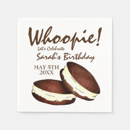 Servilleta De Papel ¡Celebremos! Partido de Cumpleaños de Whoopie Pies