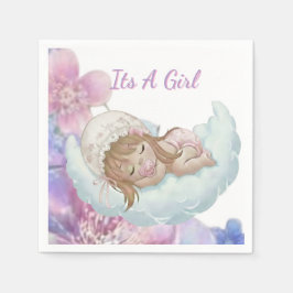 Servilleta De Papel Celestial Baby shower 