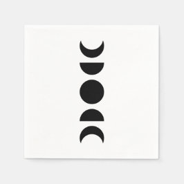 Servilleta De Papel Celestial Moon Phases