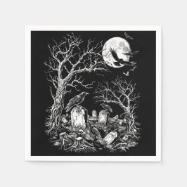 Servilleta De Papel Cementerio de Nevermore