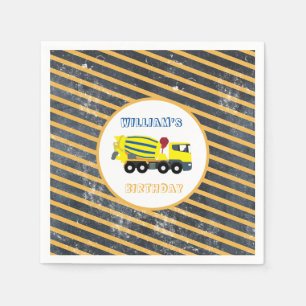 Servilleta De Papel Cemento Hormigón Cemento Construcción Camiones Cum