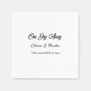 Servilleta De Papel Cena de ensayo Un día antes de la noche