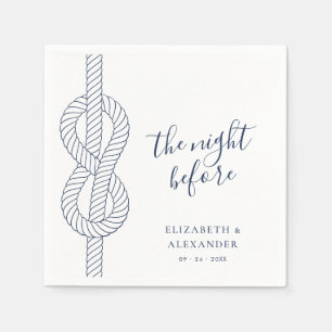 Servilleta De Papel Cena Nautical Rope Moderna