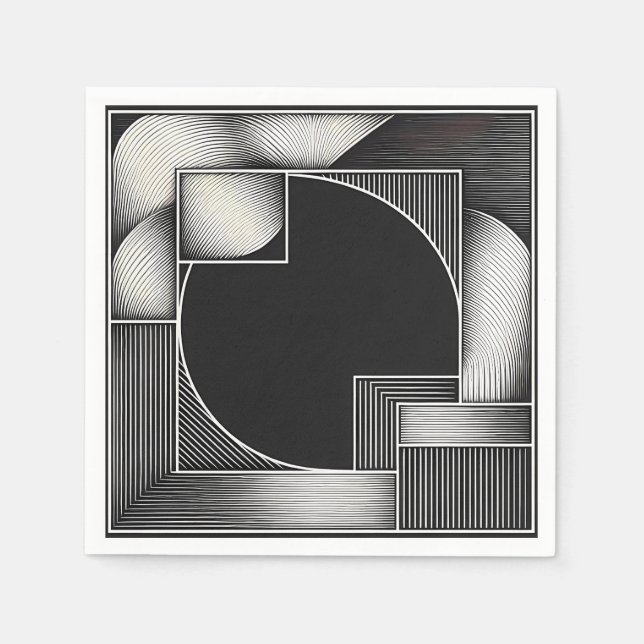 Servilleta De Papel Central Orbit Structure (Anverso)