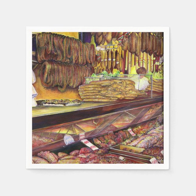 Servilleta De Papel Cerdo, Budapest (Anverso)