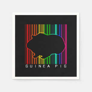 Servilleta De Papel Cerdo colorido de Guinea   Cute Guinea Lover   Mas