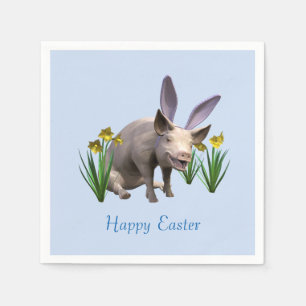 Servilleta De Papel Cerdo de Pascua