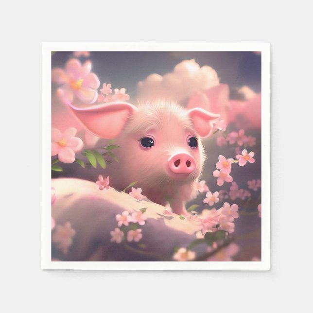 Servilleta De Papel Cerdo suave (Anverso)