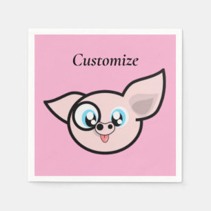 Servilleta De Papel Cerdos sonrientes tontos Thunder_Cove