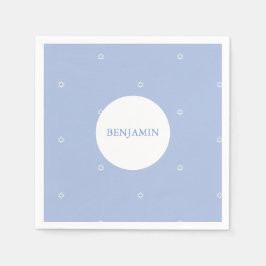 Servilleta De Papel Ceremonia de Nomenclatura Judía Baby Boy Hebreo