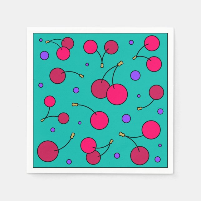 Servilleta De Papel Cereza (Anverso)