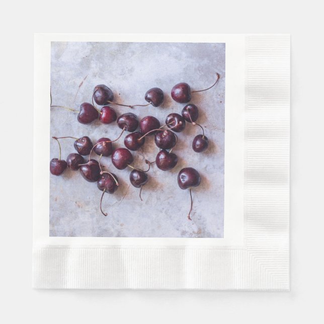 Servilleta De Papel Cerezas (Anverso)