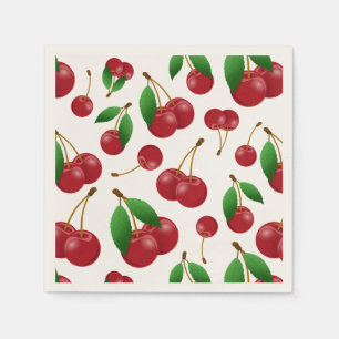 Servilleta De Papel cerezas dulces de verano