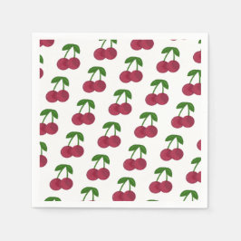 Servilleta De Papel Cerezas oscuras de verano