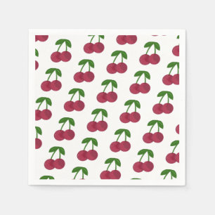 Servilleta De Papel Cerezas oscuras de verano