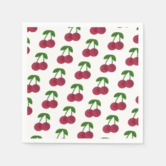 Servilleta De Papel Cerezas oscuras de verano