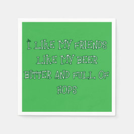 Servilleta De Papel Cerveza amarga deseada aquí 
