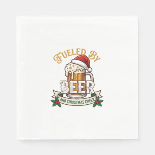 Servilleta De Papel Cerveza con combustible Taza de alegría de Navidad