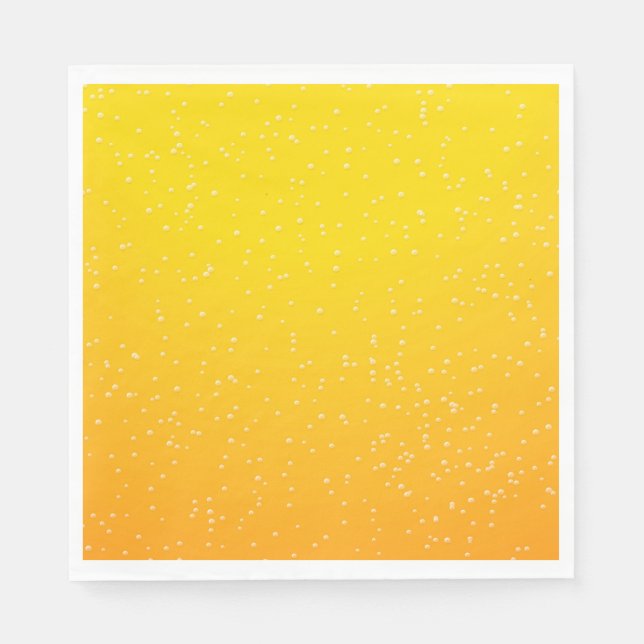 Servilleta De Papel Cerveza Lager con pequeñas burbujas (Anverso)