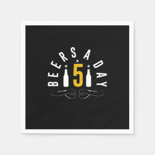 Servilleta De Papel Cervezas al día