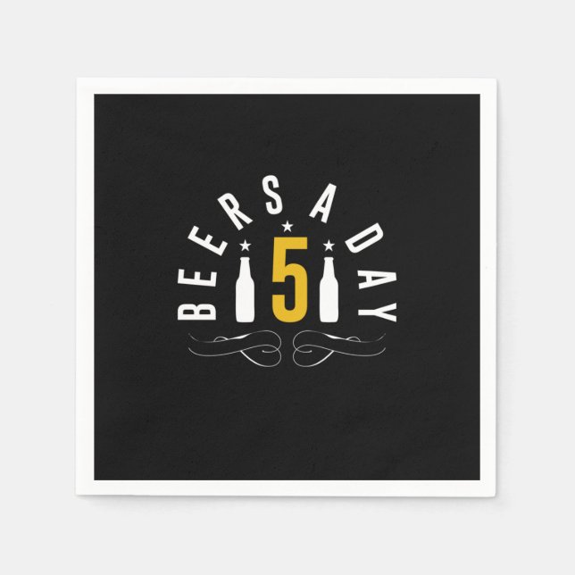 Servilleta De Papel Cervezas al día (Anverso)