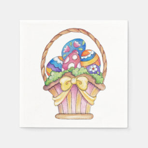 Servilleta De Papel Cesta de Pascua - servilletas de papel