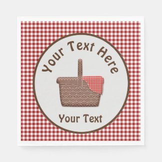 Servilleta De Papel Cesta de picnic Red Plage