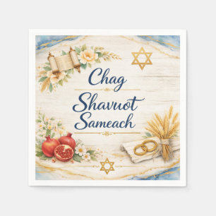 Servilleta De Papel Chag Shavuot Sameach, Feliz Shavuot