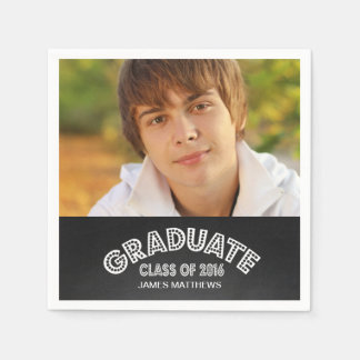 SERVILLETA DE PAPEL CHALKBOARD 2016 GRADUATION PARTY PAPER NAPKINS