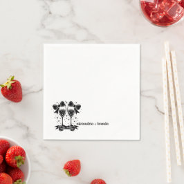 Servilleta De Papel Champagne Bow