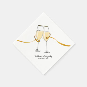 Servilleta De Papel Champagne, vino, capricho, servilletas de papel de