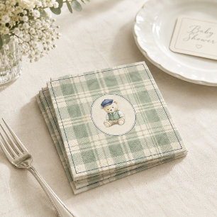 Servilleta De Papel Champán de bebé de golf, nuevo en el club Teddy Be
