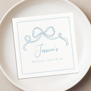 Servilleta De Papel Champán de Boda: Algo Azul