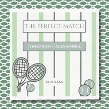 Champán Nupcial de Parejas de Tenis Coincidencia P