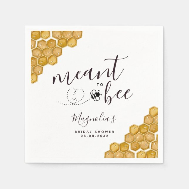 Servilleta De Papel Champán para la Novia (Anverso)