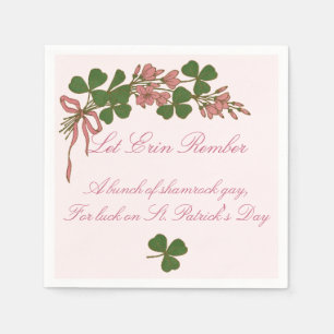 Servilleta De Papel Chamrock Posy